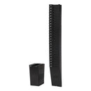 Lathem Time Card Rack for 7" Cards, 25 Pockets, ABS Plastic, Black