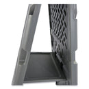 Iceberg Ingenuity Presentation Flipchart Easel with Dry Erase Surface, Resin Surface Frame, 33 x 28 x 73, Charcoal