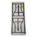 Iceberg IndestrucTable Industrial Folding Table, Rectangular Top, 2,000 lb Capacity, 72w x 30d x 29h, Platinum