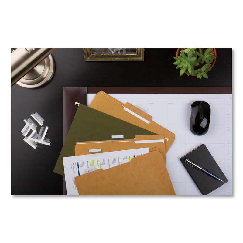 Avery Insertable Index Tabs with Printable Inserts, 1/5-Cut, Clear, 1.5" Wide, 25/Pack