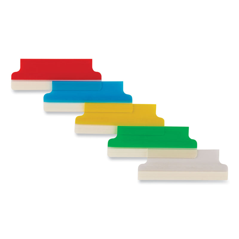 Avery Insertable Index Tabs with Printable Inserts, 1/5-Cut, Assorted Colors, 2" Wide, 25/Pack