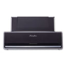 Swingline 28-Sheet Commercial Electric Two-Hole Punch, Fixed 9/32" Holes, Black/Silver