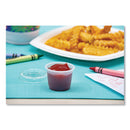 Dart Polystyrene Portion Cups, 1 oz, Translucent, 2,500/Carton