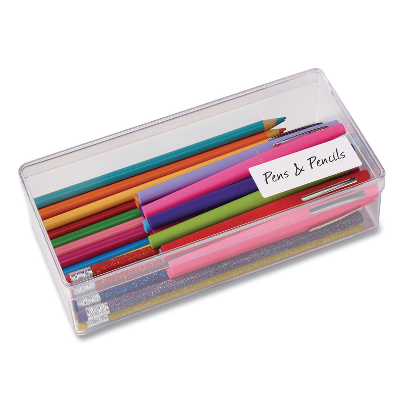 Avery Easy Peel White Address Labels w/ Sure Feed Technology, Inkjet Printers, 1 x 4, White, 20/Sheet, 25 Sheets/Pack