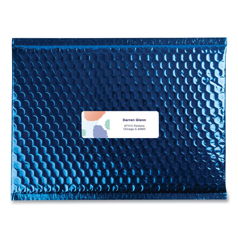 Avery Easy Peel White Address Labels w/ Sure Feed Technology, Laser Printers, 1.33 x 4, White, 14/Sheet, 100 Sheets/Box