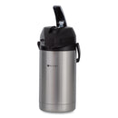 BUNN 3 Liter Lever Action Airpot, Stainless Steel/Black
