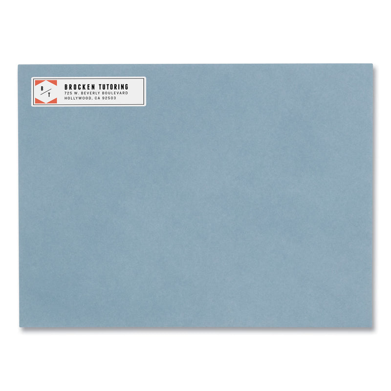 Avery Easy Peel White Address Labels w/ Sure Feed Technology, Laser Printers, 0.5 x 1.75, White, 80/Sheet, 100 Sheets/Box