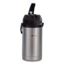 BUNN 3 Liter Lever Action Airpot, Stainless Steel/Black
