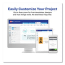 Avery Easy Peel White Address Labels w/ Sure Feed Technology, Laser Printers, 1 x 2.63, White, 30/Sheet, 500 Sheets/Box