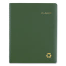 AT-A-GLANCE Recycled Weekly Vertical-Column Format Appointment Book, 11 x 8.25, Green Cover, 12-Month (Jan to Dec): 2023