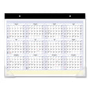 AT-A-GLANCE QuickNotes Desk Pad, 22 x 17, White/Blue/Yellow Sheets, Black Binding, Clear Corners, 13-Month (Jan to Jan): 2023 to 2024
