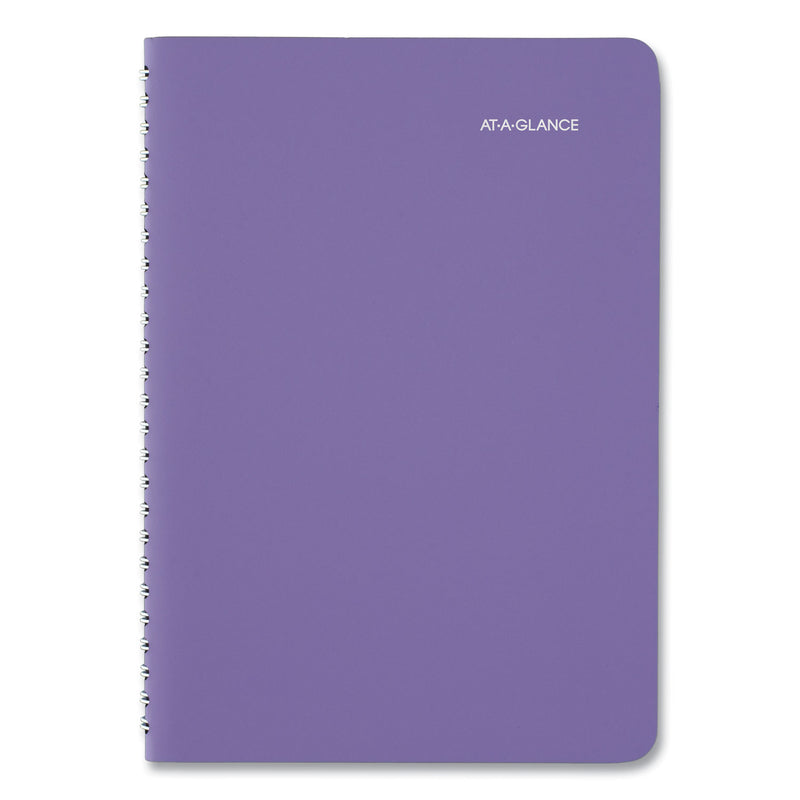 AT-A-GLANCE Beautiful Day Weekly/Monthly Planner, Block Format, 8.5 x 5.5, Purple Cover, 13-Month (Jan to Jan): 2023 to 2024