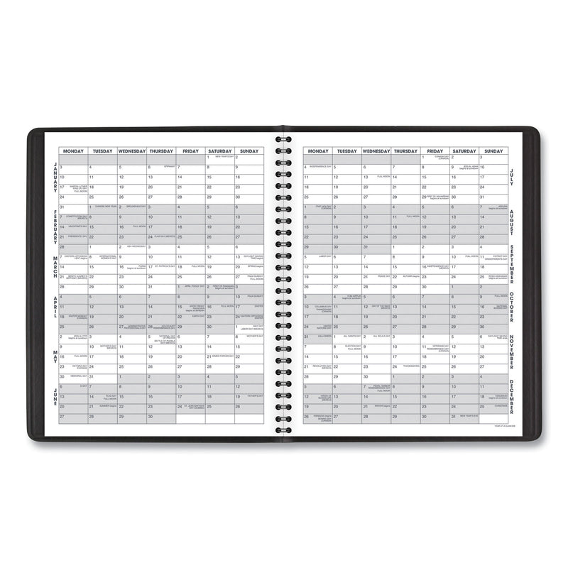 AT-A-GLANCE Monthly Planner, 8.75 x 7, Black Cover, 18-Month (July to Dec): 2022 to 2023