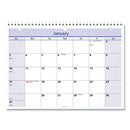 AT-A-GLANCE QuickNotes Desk/Wall Calendar, 3-Hole Punched, 11 x 8, White/Blue/Yellow Sheets, 12-Month (Jan to Dec): 2023