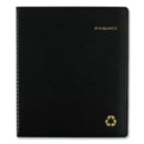 AT-A-GLANCE Recycled Monthly Planner, 11 x 9, Black Cover, 13-Month (Jan to Jan): 2023 to 2024