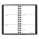 AT-A-GLANCE Weekly Planner, 4.5 x 2.5, Black Cover, 12-Month (Jan to Dec): 2024