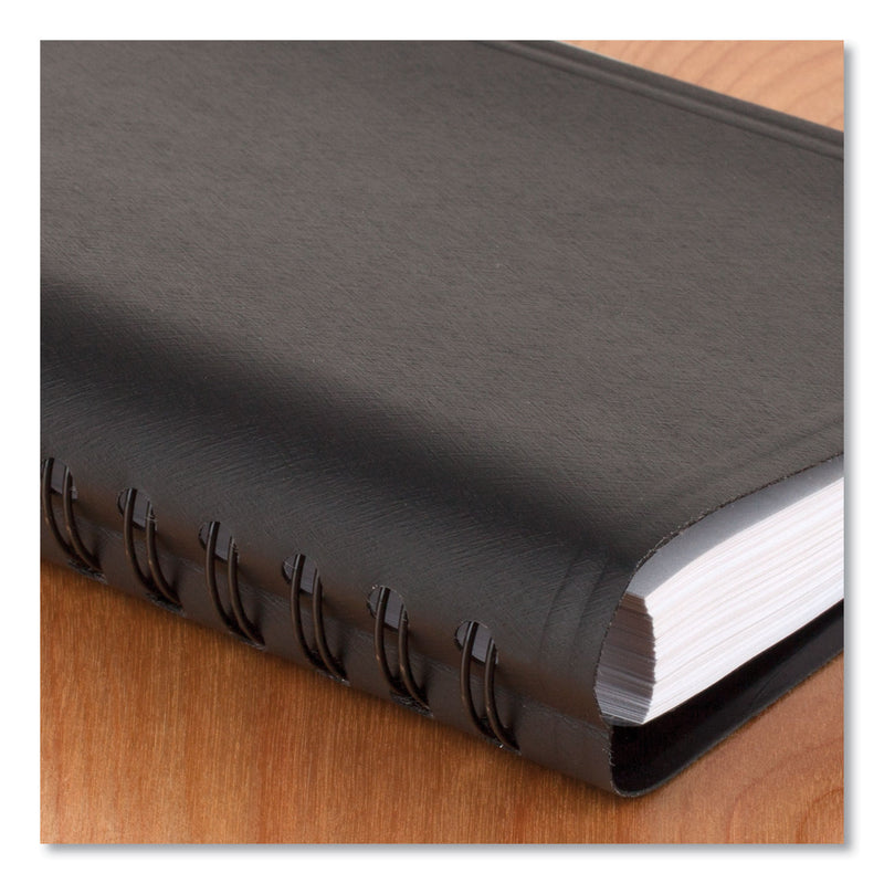 AT-A-GLANCE Daily Appointment Book with 30-Minute Appointments, 8 x 5, Black Cover, 12-Month (Jan to Dec): 2023