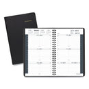 AT-A-GLANCE Weekly Block Format Appointment Book Ruled for Hourly Appointments, 8.5 x 5.5, Smooth Black Cover, 12-Month(Jan to Dec): 2023