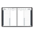 AT-A-GLANCE 24-Hour Daily Appointment Book, 8.75 x 7, Black Cover, 12-Month (Jan to Dec): 2023