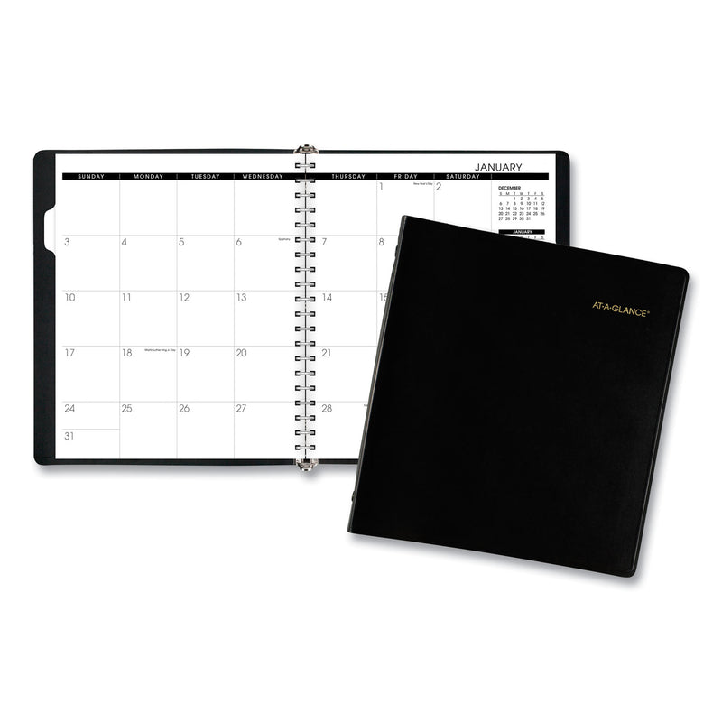 AT-A-GLANCE Refillable Multi-Year Monthly Planner, 11 x 9, Black Cover, 60-Month (Jan to Dec): 2022 to 2026