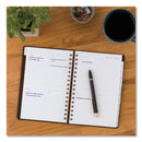 AT-A-GLANCE Signature Collection Distressed Brown Weekly Monthly Planner, 8.5 x 5.5, Brown Cover, 13-Month (Jan to Jan): 2023 to 2024
