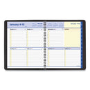 AT-A-GLANCE QuickNotes Weekly Block Format Appointment Book, 10 x 8, Black Cover, 12-Month (Jan to Dec): 2023