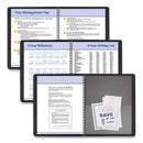 AT-A-GLANCE QuickNotes Weekly Block Format Appointment Book, 10 x 8, Black Cover, 12-Month (Jan to Dec): 2023
