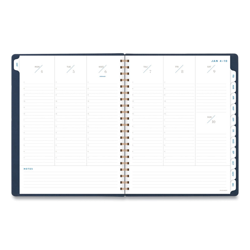 AT-A-GLANCE Signature Collection Firenze Navy Weekly/Monthly Planner, 11 x 8.5, Navy Cover, 13-Month (Jan to Jan): 2023 to 2024