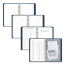 AT-A-GLANCE Signature Collection Firenze Navy Weekly/Monthly Planner, 8.5 x 5.5, Navy Cover, 13-Month (Jan to Jan): 2023 to 2024