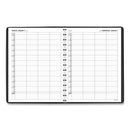 AT-A-GLANCE Four-Person Group Daily Appointment Book, 11 x 8, Black Cover, 12-Month (Jan to Dec): 2023