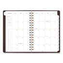 AT-A-GLANCE Signature Collection Distressed Brown Weekly Monthly Planner, 8.5 x 5.5, Brown Cover, 13-Month (Jan to Jan): 2023 to 2024