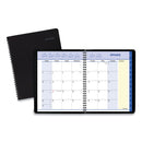 AT-A-GLANCE QuickNotes Monthly Planner, 8.75 x 7, Black Cover, 12-Month (Jan to Dec): 2023