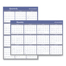 AT-A-GLANCE Vertical/Horizontal Erasable Quarterly/Monthly Wall Planner, 24 x 36, White/Blue Sheets, 12-Month (Jan to Dec): 2023
