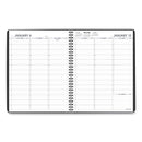 AT-A-GLANCE Weekly Appointment Book, 11 x 8.25, Black Cover, 13-Month (Jan to Jan): 2023 to 2024