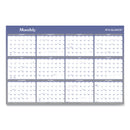 AT-A-GLANCE Vertical/Horizontal Erasable Quarterly/Monthly Wall Planner, 24 x 36, White/Blue Sheets, 12-Month (Jan to Dec): 2023