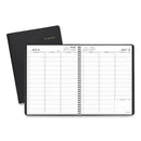 AT-A-GLANCE Weekly Appointment Book, 11 x 8.25, Black Cover, 14-Month (July to Aug): 2022 to 2023