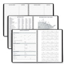 AT-A-GLANCE Weekly Appointment Book, 11 x 8.25, Black Cover, 14-Month (July to Aug): 2022 to 2023