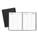 AT-A-GLANCE Weekly Appointment Book, 11 x 8.25, Black Cover, 13-Month (Jan to Jan): 2023 to 2024