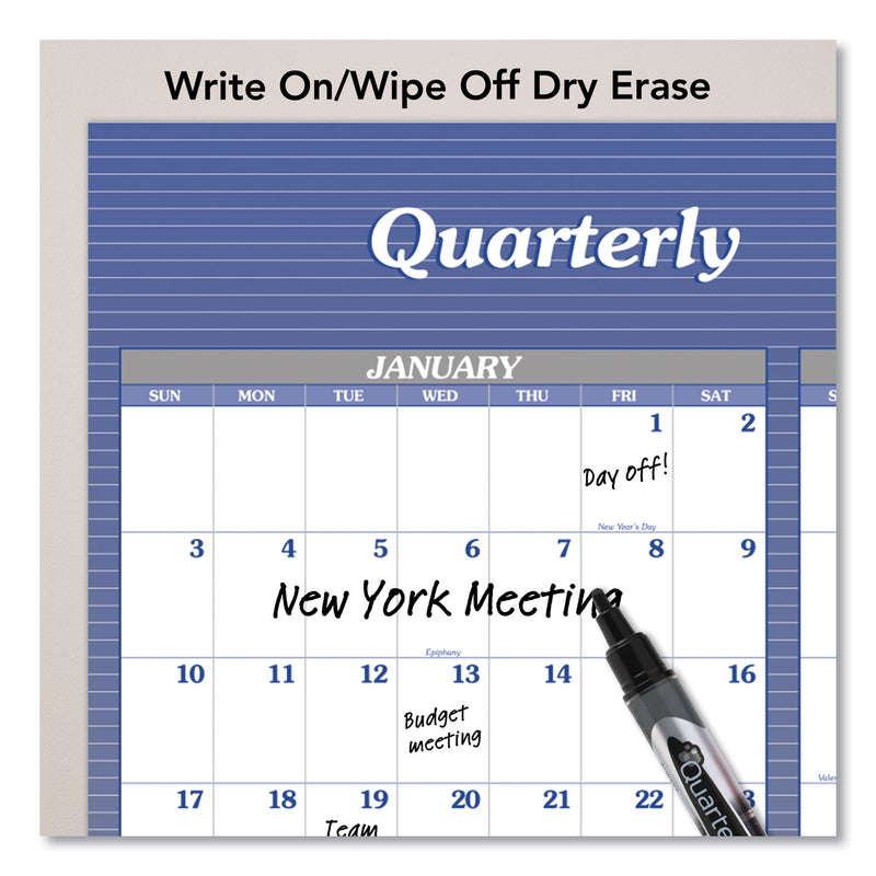 AT-A-GLANCE Vertical/Horizontal Erasable Quarterly/Monthly Wall Planner, 32 x 48, 12-Month (Jan-Dec): 2023