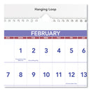 AT-A-GLANCE Deluxe Three-Month Reference Wall Calendar, Horizontal Orientation, 24 x 12, White Sheets, 15-Month (Dec-Feb): 2022 to 2024