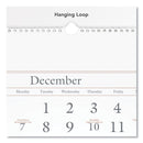 AT-A-GLANCE Three-Month Reference Wall Calendar, 12 x 27, White Sheets, 15-Month (Dec to Feb): 2022 to 2024