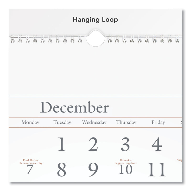 AT-A-GLANCE Three-Month Reference Wall Calendar, 12 x 27, White Sheets, 15-Month (Dec to Feb): 2022 to 2024