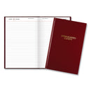 AT-A-GLANCE Standard Diary Daily Diary, 2023 Edition, Wide/Legal Rule, Red Cover, 12 x 7.75, 200 Sheets