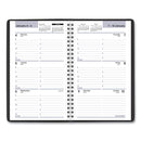 AT-A-GLANCE DayMinder Block Format Weekly Appointment Book, 8.5 x 5.5, Black Cover, 12-Month (Jan to Dec): 2023