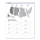 House of Doolittle Recycled Wild Flower Weekly/Monthly Planner, Wild Flowers Artwork, 9 x 7, Gray/White/Purple Cover, 12-Month (Jan-Dec): 2023