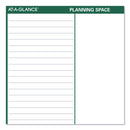AT-A-GLANCE Vertical Erasable Wall Planner, 32 x 48, White/Green Sheets, 12-Month (Jan to Dec): 2023