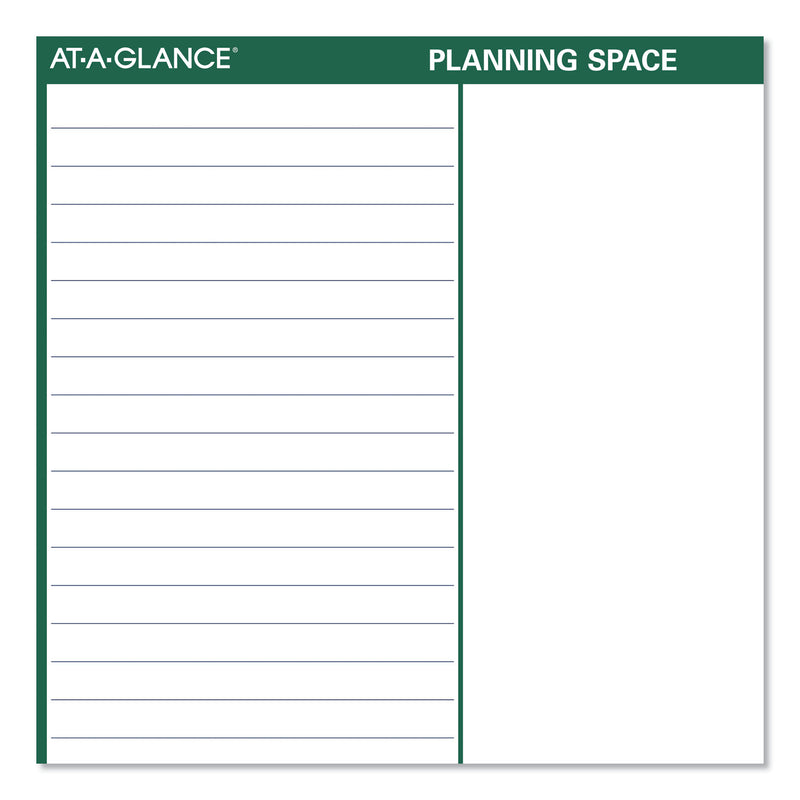 AT-A-GLANCE Vertical Erasable Wall Planner, 32 x 48, White/Green Sheets, 12-Month (Jan to Dec): 2023