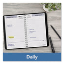 AT-A-GLANCE DayMinder Daily Appointment Book, 8 x 5, Black Cover, 12-Month (Jan to Dec): 2023