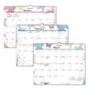AT-A-GLANCE Watercolors Recycled Monthly Wall Calendar, Watercolors Artwork, 15 x 12, White/Multicolor Sheets, 12-Month (Jan-Dec): 2023