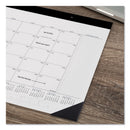 AT-A-GLANCE Contemporary Monthly Desk Pad, 22 x 17, White Sheets, Black Binding/Corners,12-Month (Jan to Dec): 2023